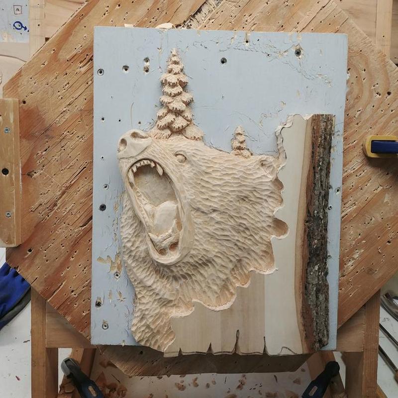 BowLift | Animal Carving Craft Wall Decoration