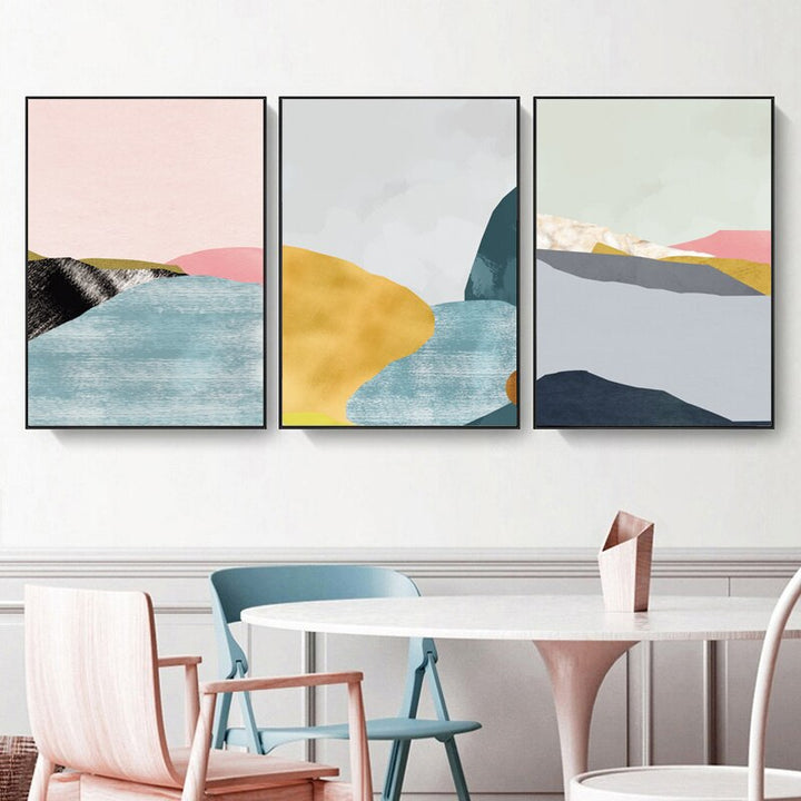 Flow Of River - Canvas Wall Art Painting | Bowlift