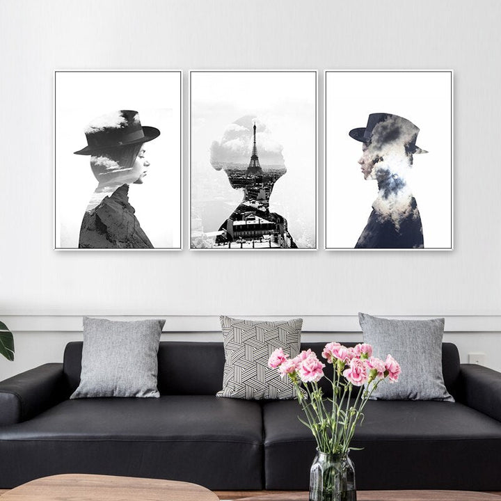 Paris In Dream - Canvas Wall Art Painting | Bowlift