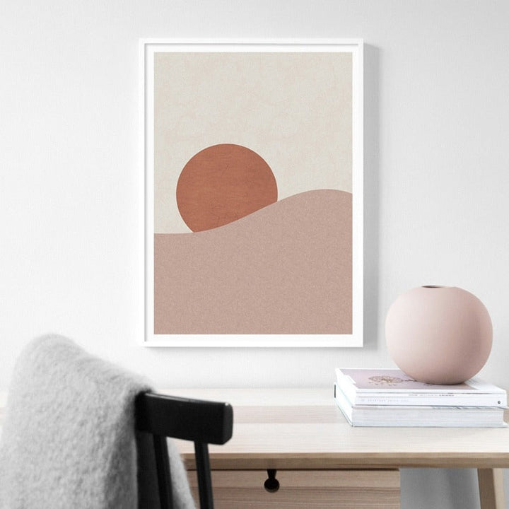 Moon To Sun And Back - Canvas Wall Art Painting | Bowlift