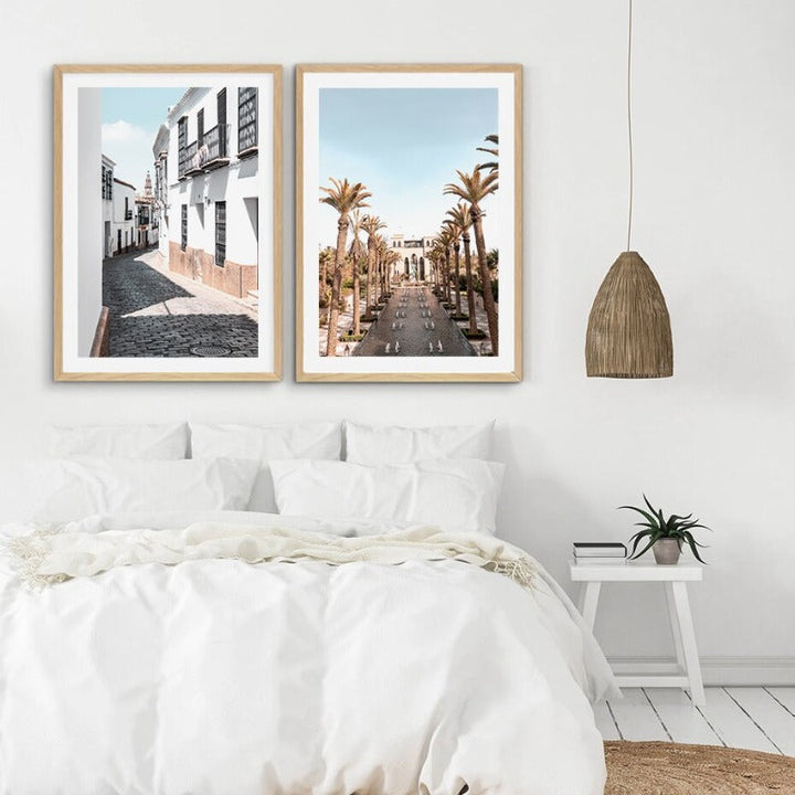 Architecture Daylight Landscape - Canvas Wall Art Painting | Bowlift