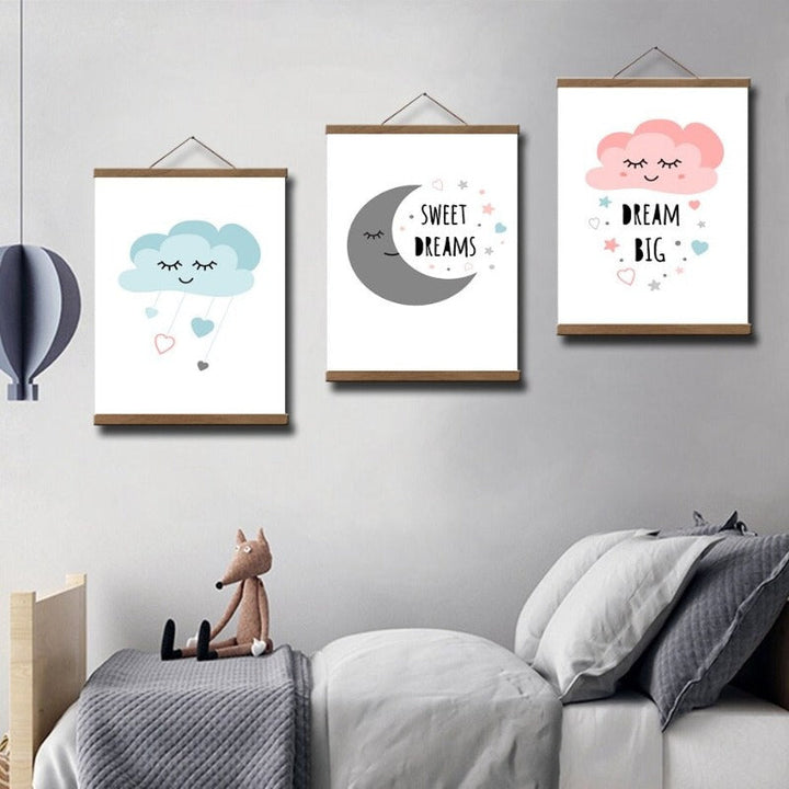 Love Stars - Canvas Wall Art Painting | Bowlift
