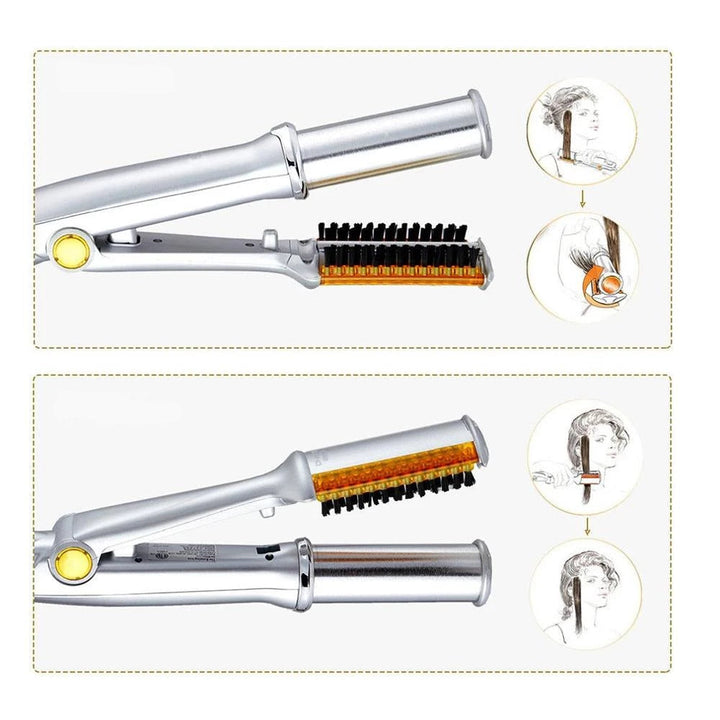 Hair Curling Iron Brush | Bowlift