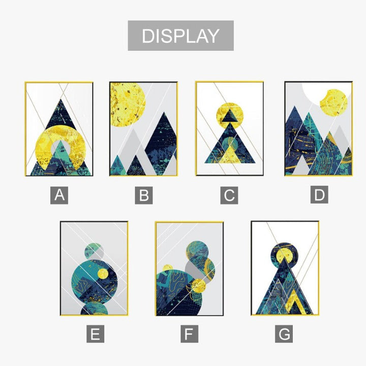 Blue Mountains - Canvas Wall Art Painting | Bowlift
