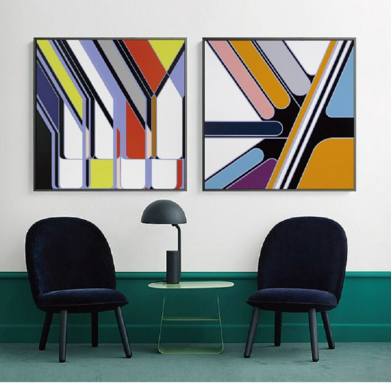 Colorful Europe - Canvas Wall Art Painting | Bowlift