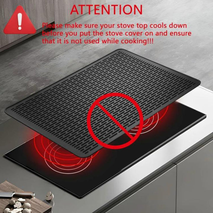 BowLift | Heat-Resistant Silicone Stove Cover Mat & Utensils