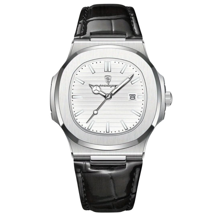 BowLift | Men’s Stainless Steel Quartz Wristwatch with Date