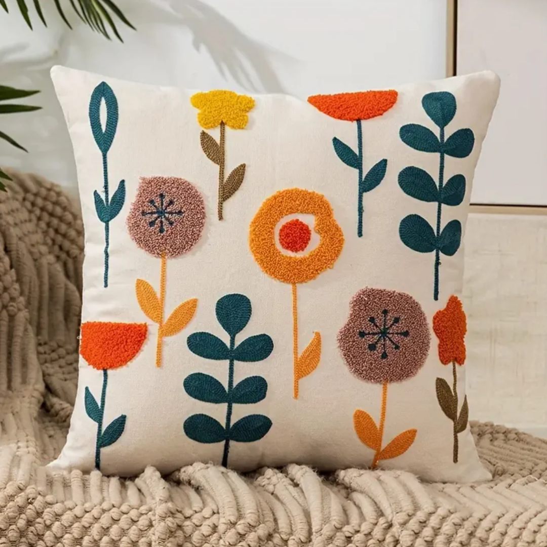 BowLift | Decorative Cushion FloraSoft – Decorative Flower Cushion with Removable Cover