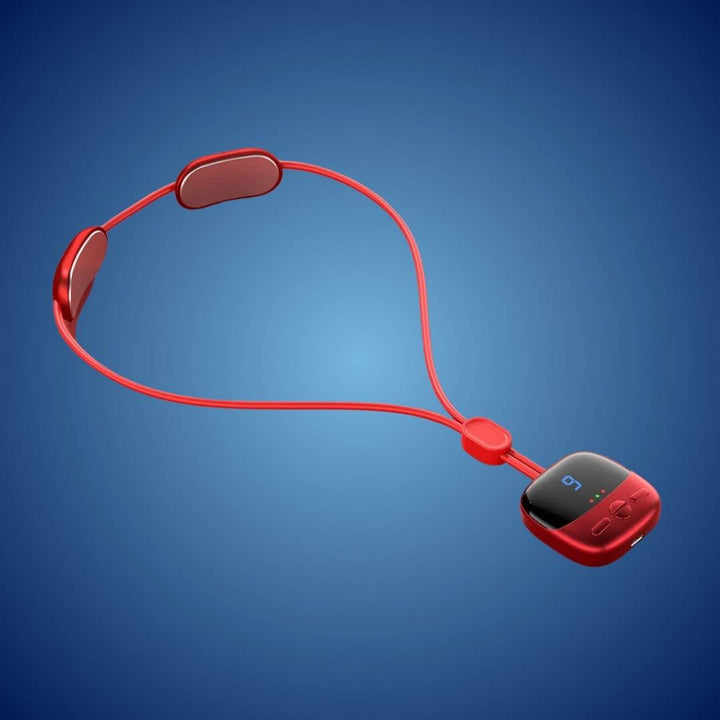 NeckEasePro Portable EMS Cervical Spine Massager | Pain Relief for Neck and Shoulder Tension - Muscle Relaxation Bowlift