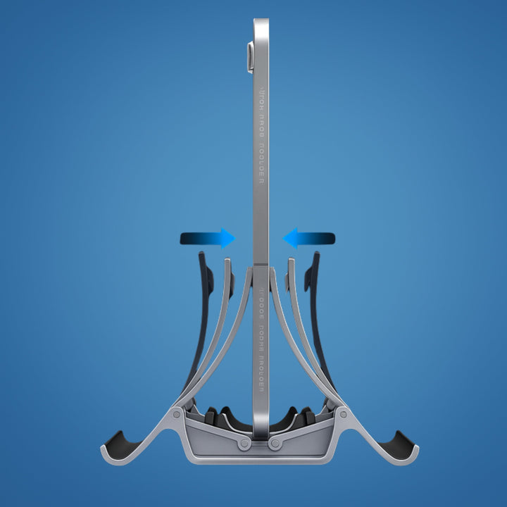 Adjustable Aluminium Design – Space-Saving Cooling Holder for Workstations Bowlift