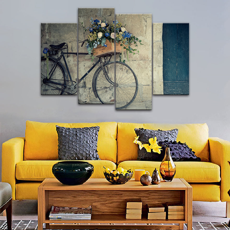 Classic Bicycle-Canvas Wall Art Painting | Bowlift