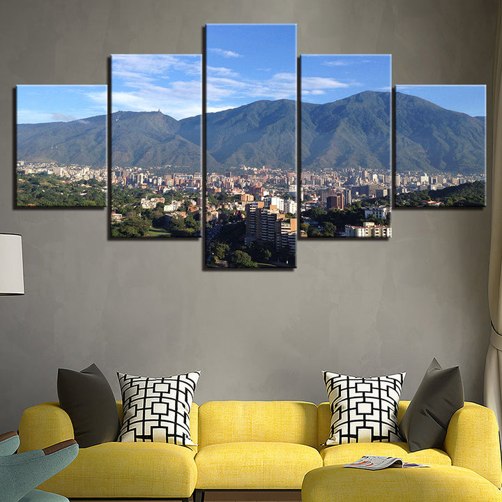 City Scenery-Canvas Wall Art Painting | Bowlift