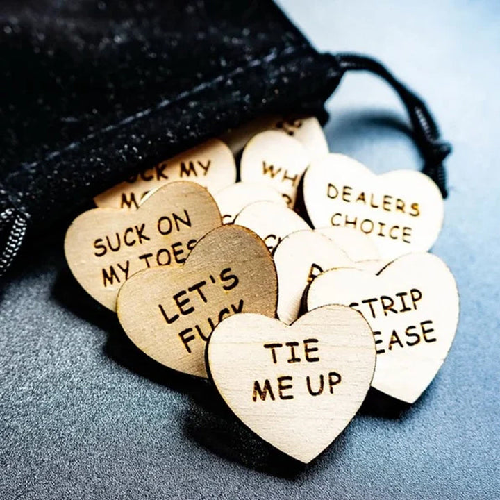 BowLift | Wooden Cards Heart Round