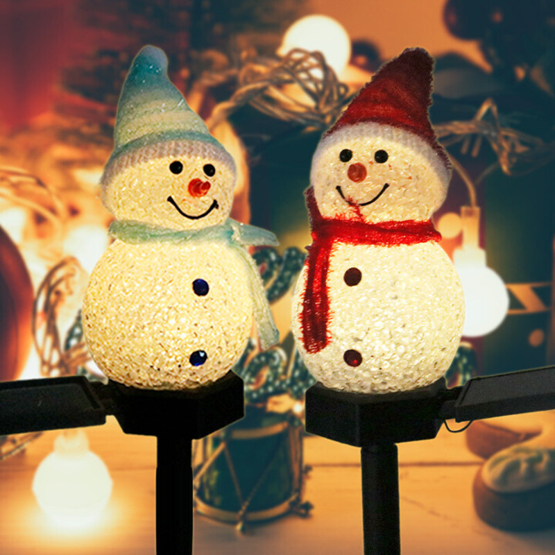 Solar light snowman | Bowlift