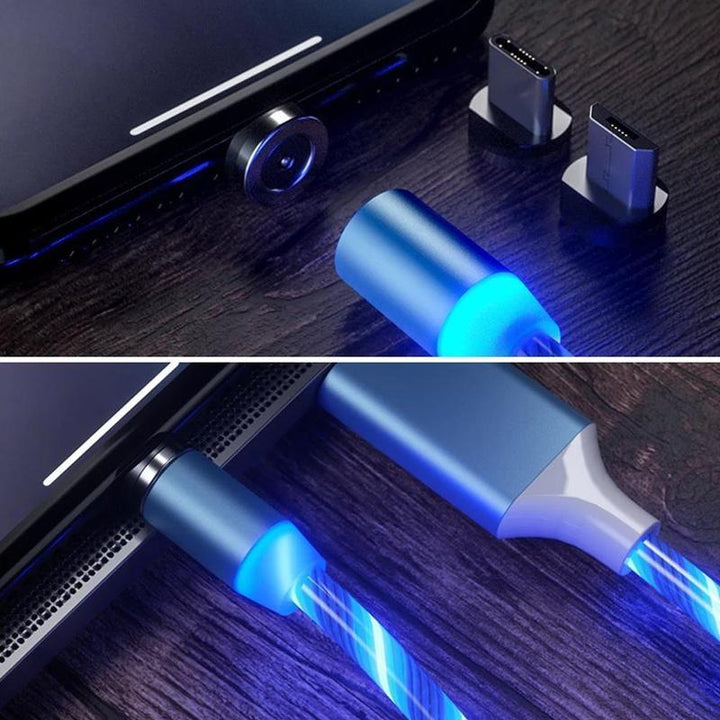 Magnetic USB charging cable with LED | Bowlift