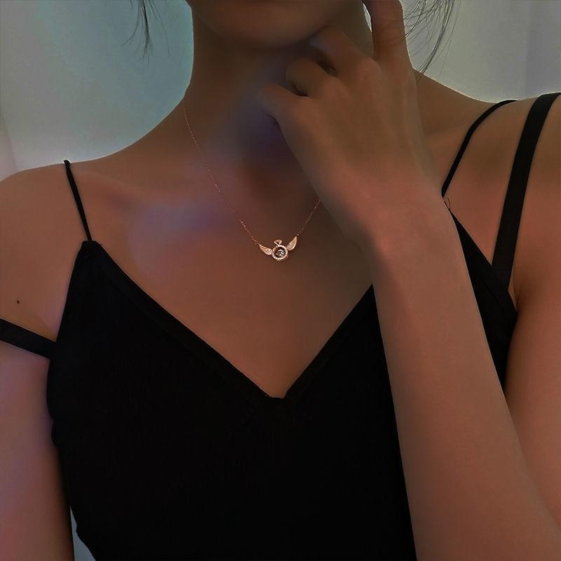 BowLift | Angel Wing Rhinestone Necklace
