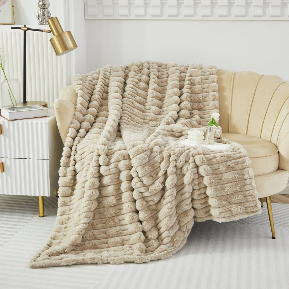 BowLift | Plush Soft Faux Rabbit Blanket