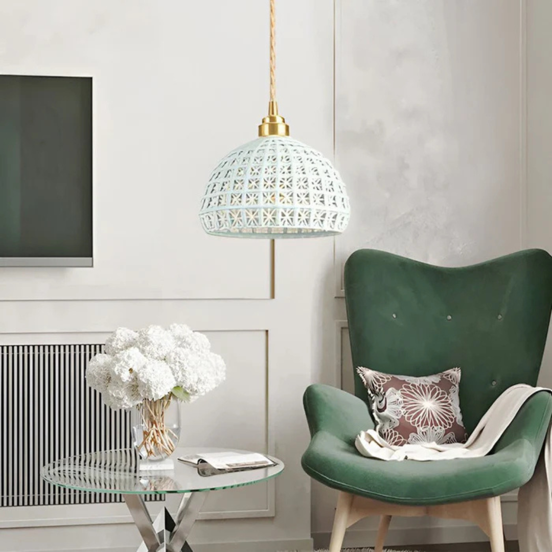 BowLift | Minimalistic Ceramic Pendant Lamp