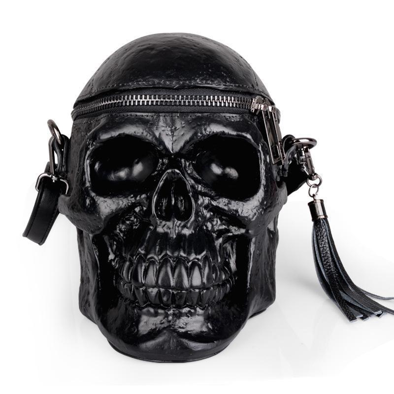 BowLift | Skeleton Head Black Skull Bag