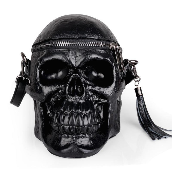 BowLift | Skeleton Head Black Skull Bag