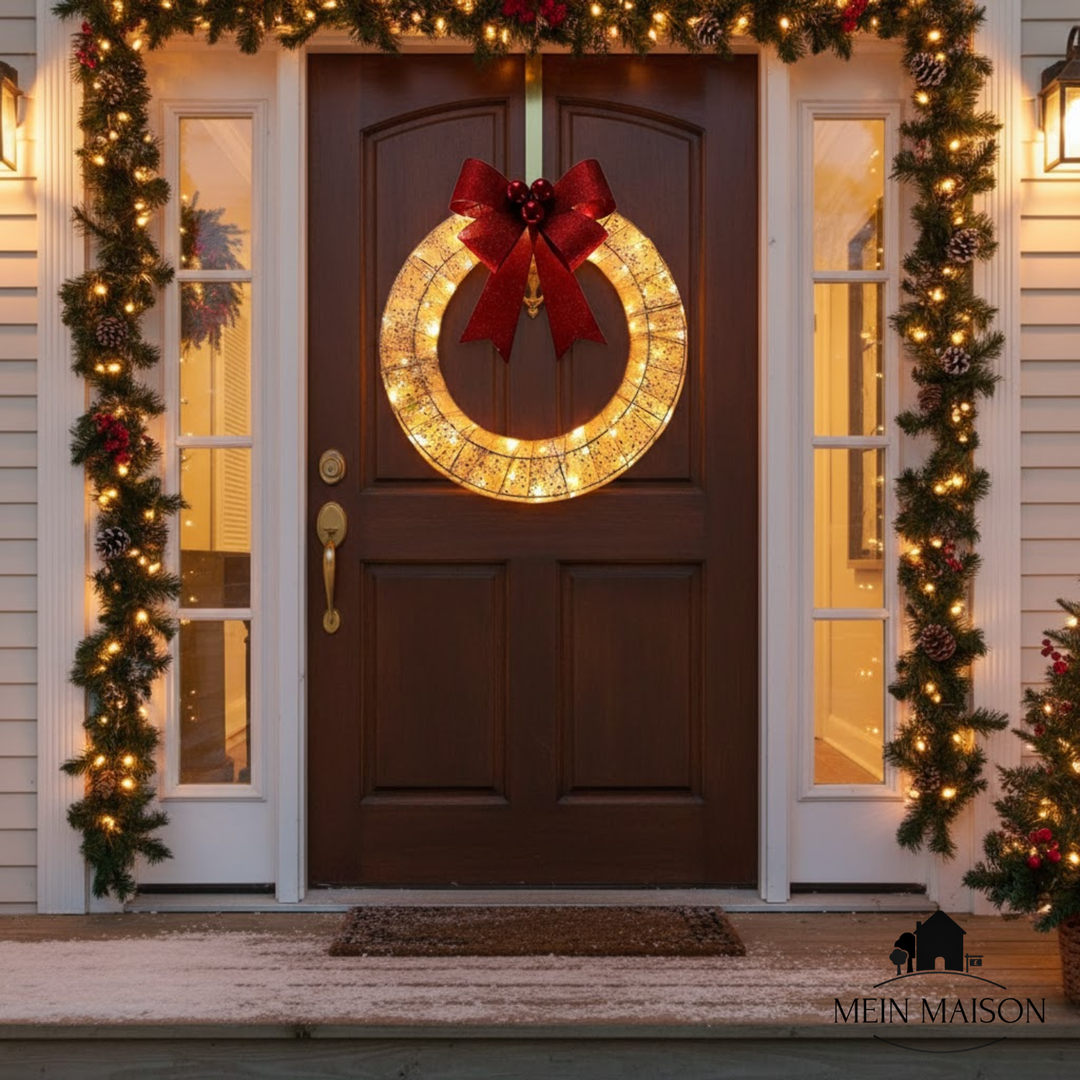 BowLift | GlowBow – The glowing Christmas wreath garland for festive elegance
