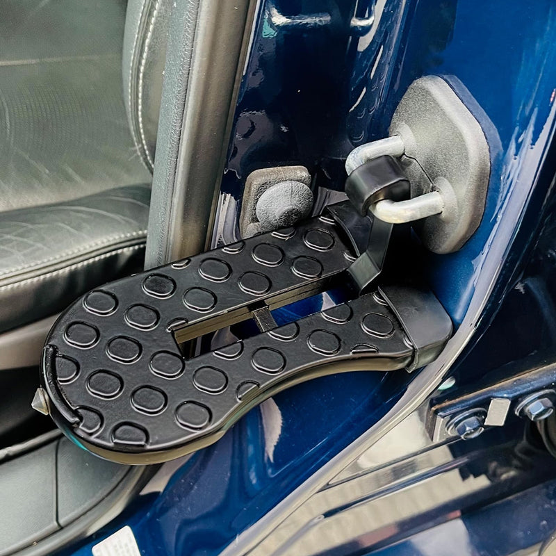 U-shaped door threshold bolt with safety hammer | Bowlift