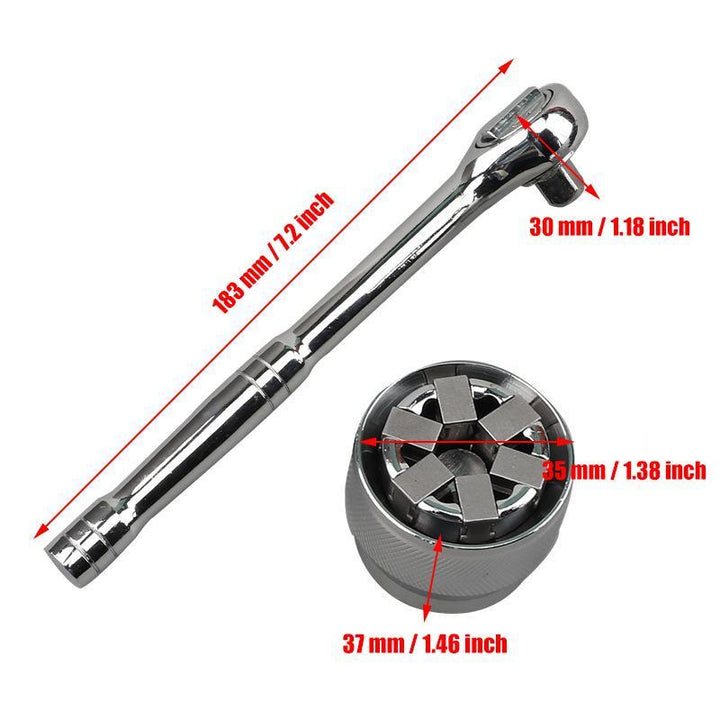 Universal adjustable magic nut socket key | Bowlift