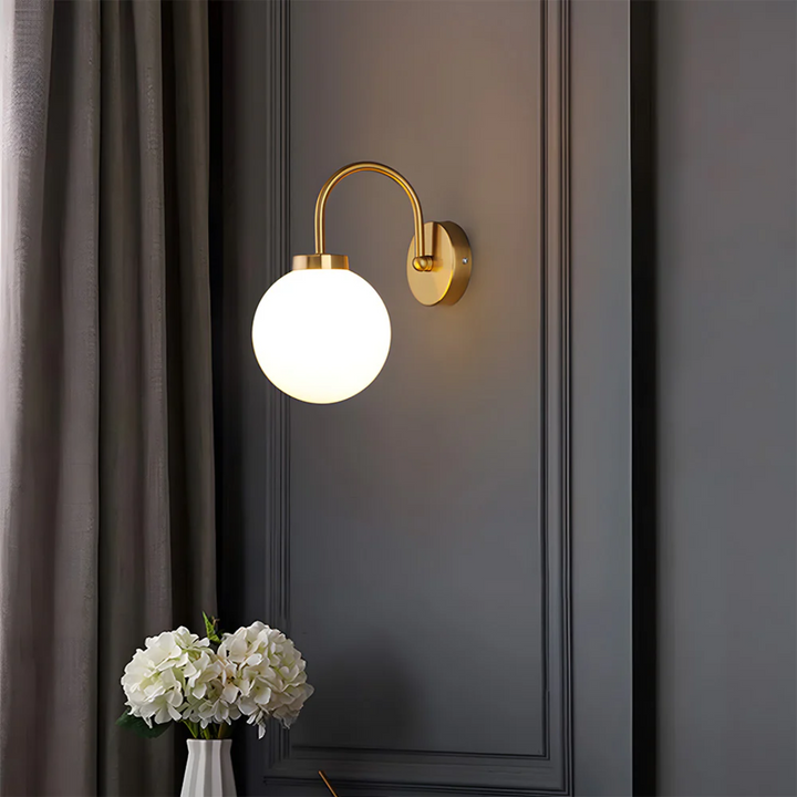 BowLift | Wall lamp with Glass Sphere