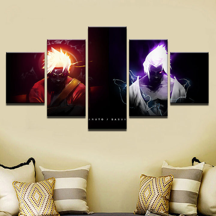Two Powers 5 Piece - Canvas Wall Art Painting | Bowlift
