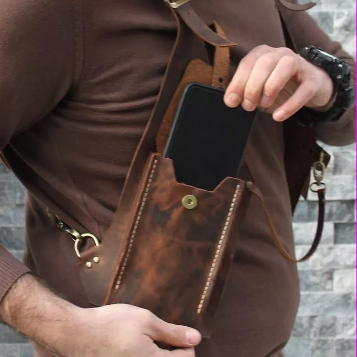 BowLift | Medieval Steampunk Retro Shoulder Bag with Shoulder Strap