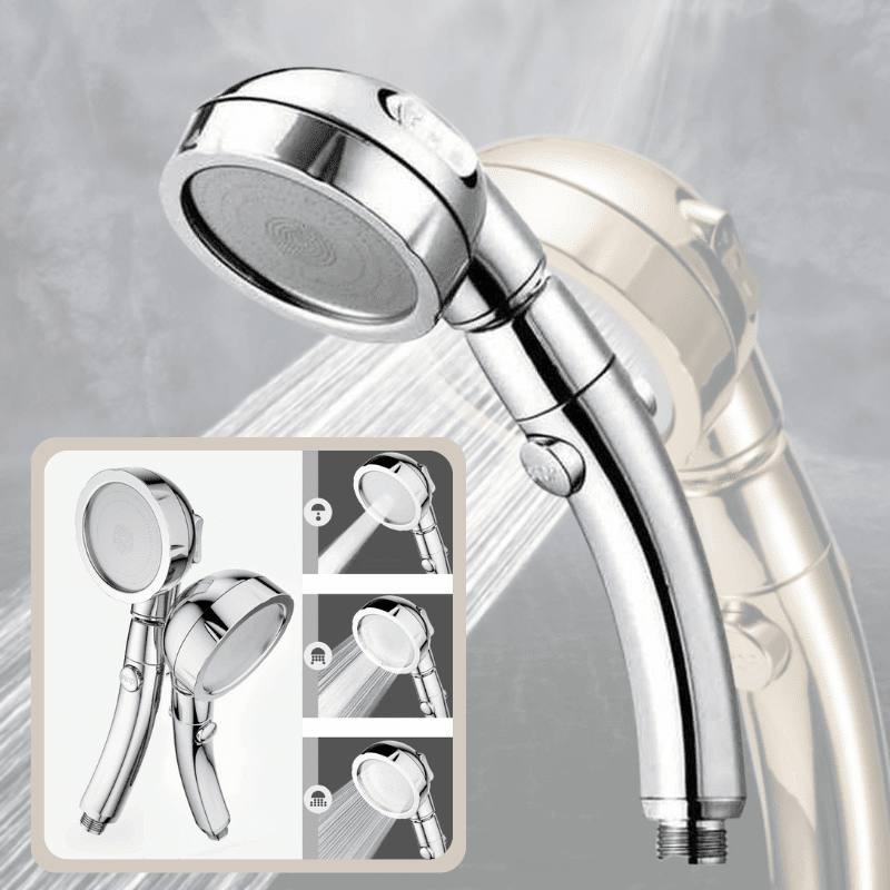 PowerHead 3-in-1 Shower Set – Adjustable Rain Shower with Hose Bowlift