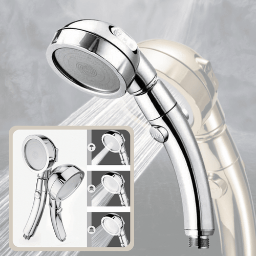 PowerHead 3-in-1 Shower Set – Adjustable Rain Shower with Hose Bowlift