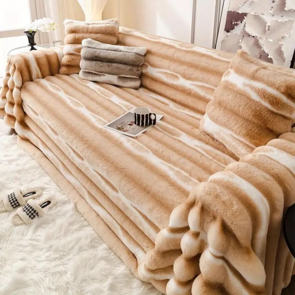 BowLift | FleeceElegance - Thick and cloud-like sofa cover