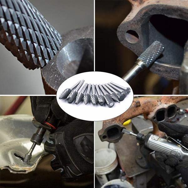 10 in 1 Tungsten Steel Grinding Head (10PCS) | Bowlift