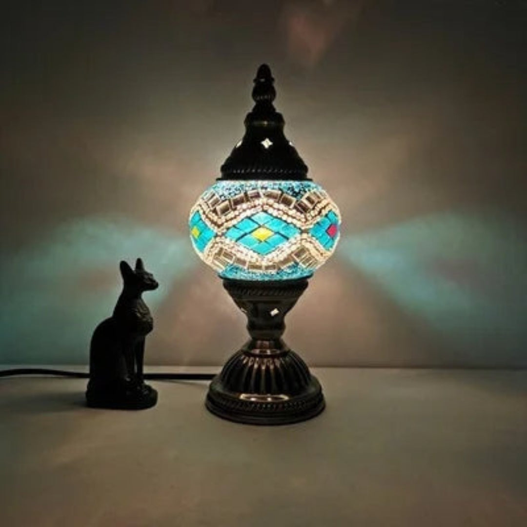 Mosaic Colorful Pattern Table Lamp Bowlift