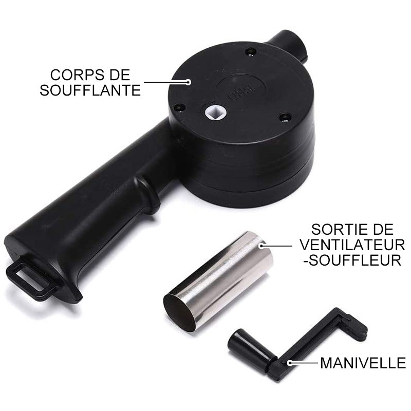 Portable hand blower for grilling | Bowlift