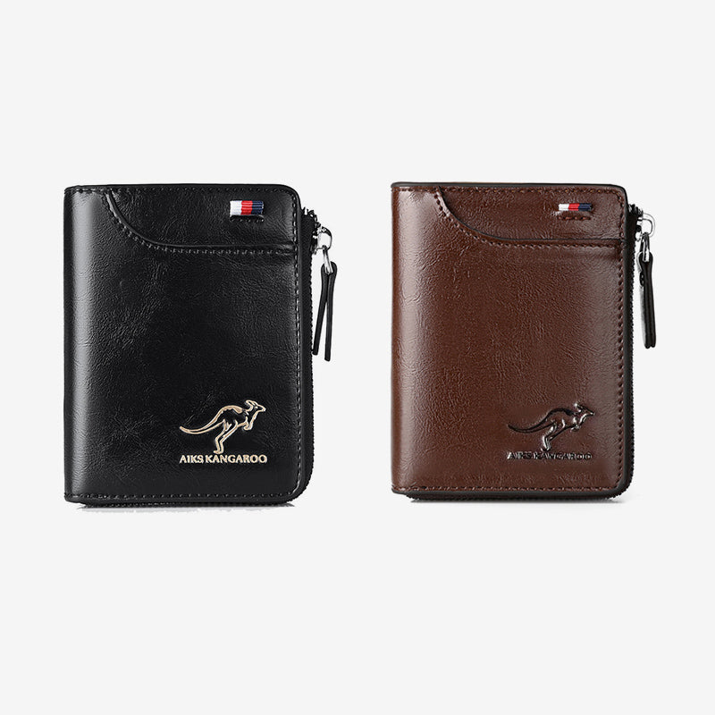 BowLift | Kangaroo Men's RFID-blocking Wallet, Multifunctional Credit Card Holder