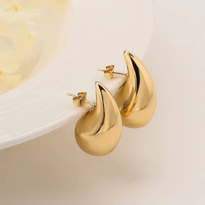 BowLift | Simple Water Drop Earrings