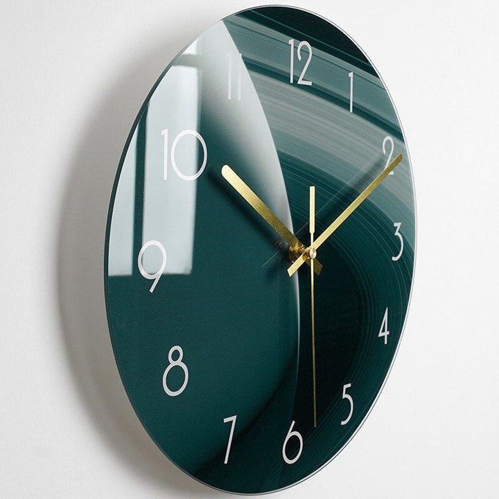 BowLift | Elegant GlassArt Wall Clock – Artistic Time Measurement & Design