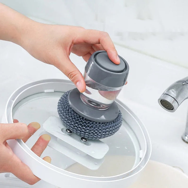 BowLift | Kitchen soap dispenser hand brush