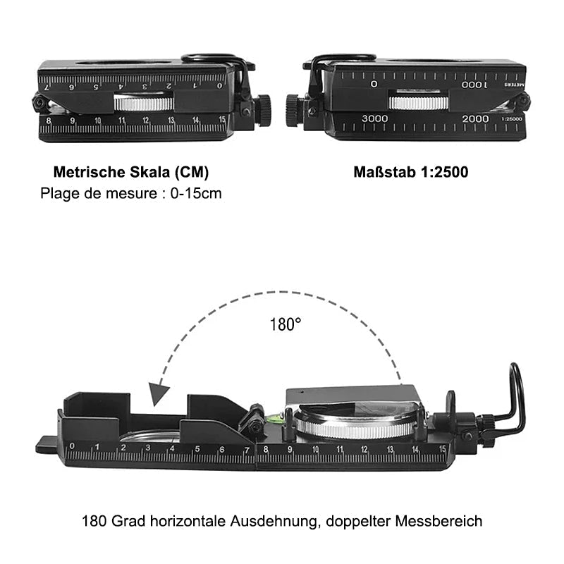 Multifunctional compass with flip-flop function | Bowlift