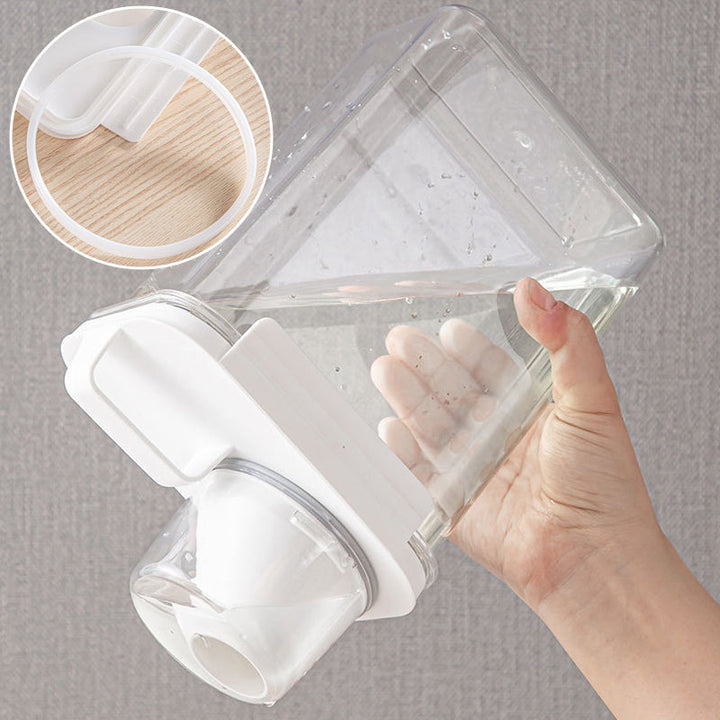 Cereal Dispenser Easy Flow Storage Jar Plastic Grocery Container | Bowlift