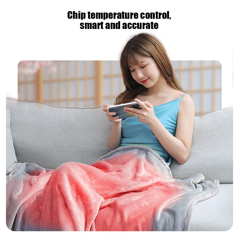 BowLift | Electrically heated flannel blanket with USB charging