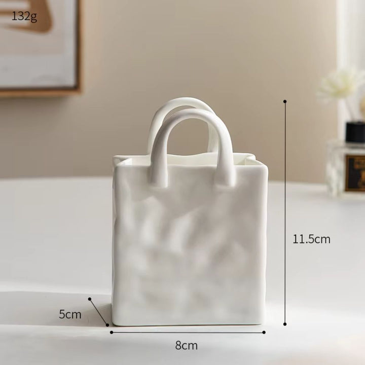 BowLift | Tote-Style Ceramic Vase
