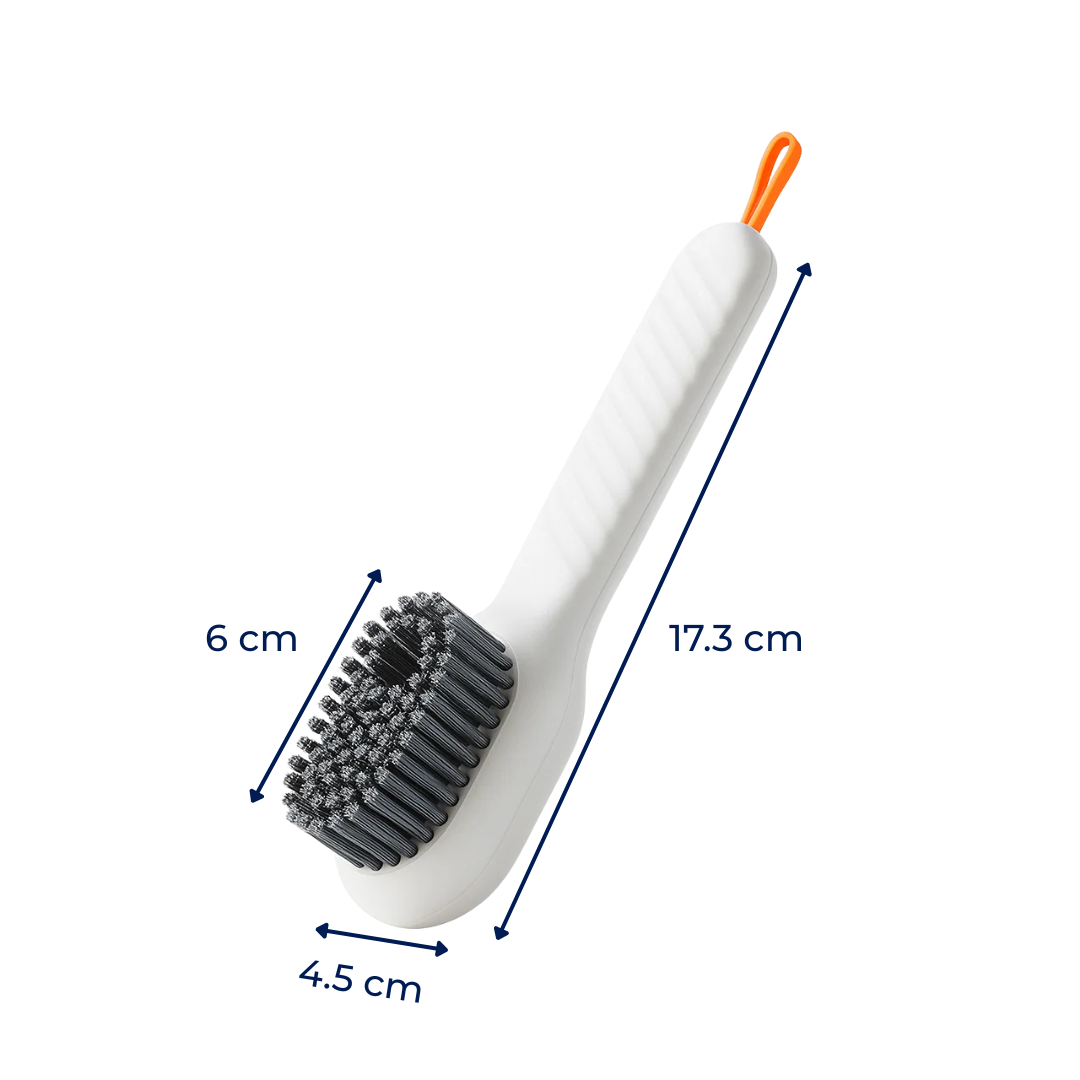 Built-in Soap Dispenser – Soft Non-Scratch Bristles – Quick Shoe Cleaning – Protects Delicate Materials Bowlift