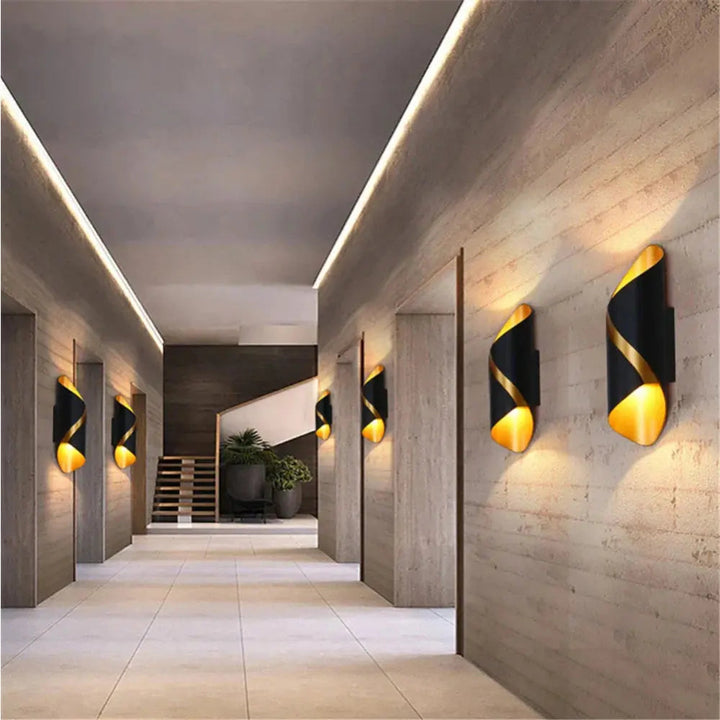 BowLift | VividAura – Sleek LED Wall Light for Stylish Outdoor Spaces