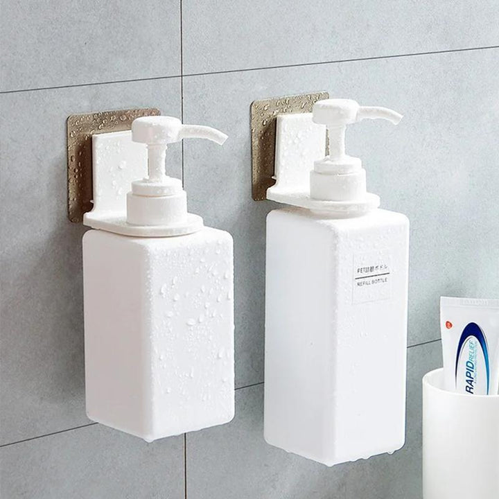 Multifunctional Pump Bottle Dispenser Holder Shampoo Holder | Bowlift
