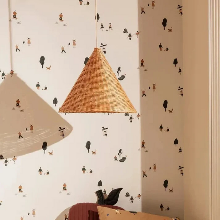 BowLift | Scandinavian LED Pendant Lamp Made of Bamboo