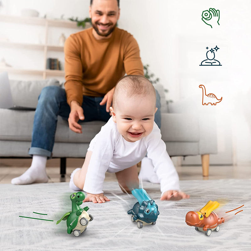 BowLift | Dinosaur Car Toy with Pressure Mechanism