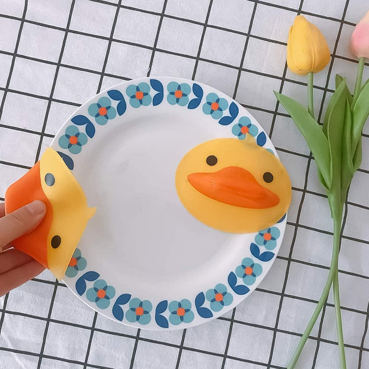 Silicone Mini Pot Holder Duck Shape Bowlift